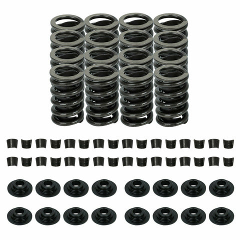 Valve Springs Kit W/ Steel Retainers Locks for Chevrolet SBC 327 350 400 Z-28 SILICONEHOSEHOME