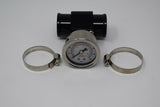 Water Hose Coolant Temperature Sensor Hose Adapter W/ Pressure Gauge 32mm Univer MD Performance
