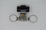 Water Hose Coolant Temperature Sensor Hose Adapter W/ Pressure Gauge 32mm Univer MD Performance