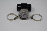 Water Hose Coolant Temperature Sensor Hose Adapter W/ Pressure Gauge 36mm Univer MD Performance