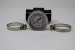 Water Hose Coolant Temperature Sensor Hose Adapter W/ Pressure Gauge 38mm Univer MD Performance