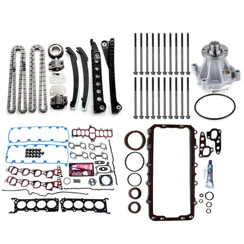 Water Pump Timing Chain Kit Full Gasket Set For 98 Ford E-350 Econoline 5.4L V8 ECCPP