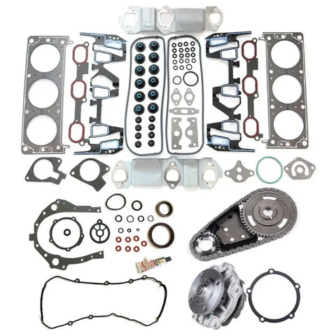Water Pump&Timing Chain Kit Head Gasket Bolts Set For 00 Oldsmobile Alero GL 3.4 ECCPP