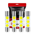 White 28mm 29mm LED License Plate Light Bulb 3SMD 5050 Chips Fit 2006-2018 Ford Explorer/2009-2019 Jeep Grand Cherokee ECCPP