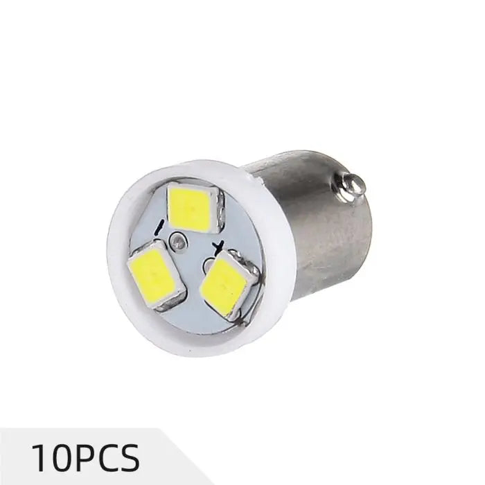 White BA9S LED Instrument Panel Light Bulb 3-2835-SMD 12V Fit 1998-200 –  Dynamic Performance Tuning