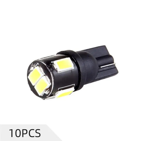White T10 LED License Plate Light Bulb 6-5730-SMD 6000K Fit 1999-2018 GMC Sierra 1500/2000-2004 GMC Sierra 2500 ECCPP