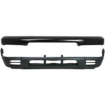 Front Bumper For 2000-2001 Nissan Xterra Painted Black Steel Incl. valance CPW