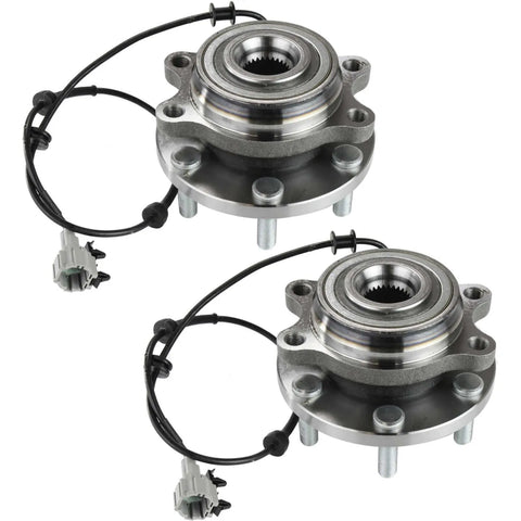 (2) Front Wheel Hub & Bearing Fits Nissan Frontier Pathfinder Xterra Equator 4WD CPW