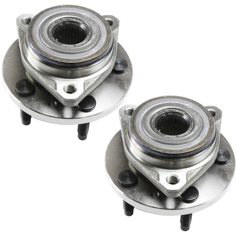 (2) Front Wheel Bearing & Hub for 1999 2000 2001 2002 2003 Ford Windstar CPW