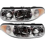 Headlight Assembly Set For 2000-2005 Buick LeSabre Custom Left Right With Bulb CPW