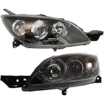 Headlight Set For 2004-2009 Mazda 3 Hatchback Left and Right 2Pc CPW