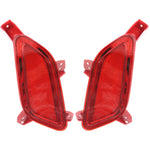 Bumper Reflector For 2012-2016 Hyundai Veloster Set of 2 Rear Left and Right CPW