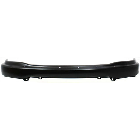 Front Bumper For 1999-2003 Ford F-150 w/ Pad Holes, Steel, Painted Black CPW