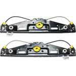 Window Regulator For 2012-2015 BMW X1 Set of 2 Rear Driver and Passenger Side CPW