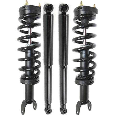 Front and Rear Shocks and Strut Assembly Set of 4 For 4WD 2009-18 Ram 1500 4WD CPW