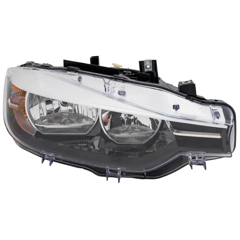 Headlight For 2016 BMW 328i Passenger Side 17-18 BMW 330i Clear Lens Halogen CPW