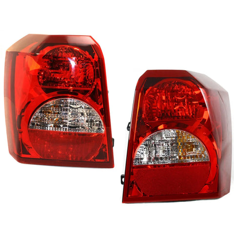 Set of 2 Tail Light For 2008-2010 Dodge Caliber SE LH & RH w/ Bulb(s) CPW