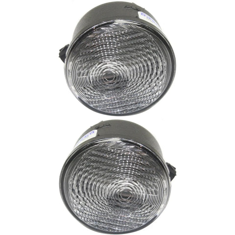 Turn Signal Light For 2014-2016 Jeep Wrangler (JK) Plastic Lens LH & RH Set of 2 CPW