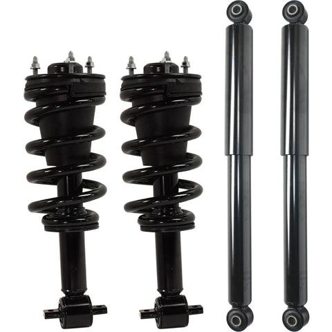 Shocks Set For 2007-2010 Chevy Tahoe Avalanche GMC Yukon XL 1500 Front & Rear CPW
