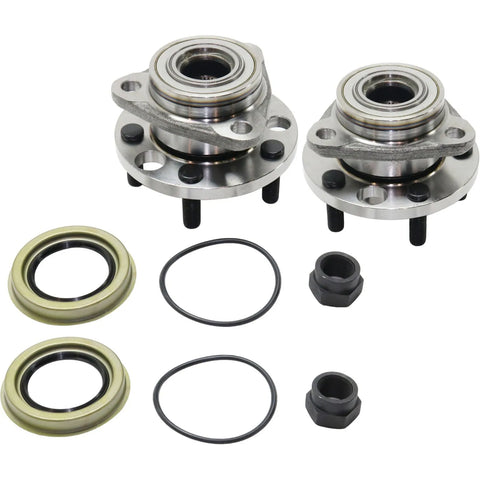(2) Front Wheel Bearing & Hub for 1995-2005 Pontiac Sunfire Chevy Cavalier CPW