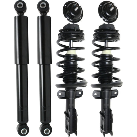 Shocks Set For 2003 2004 2005 2006 2007 Saturn Ion Front and Rear Black CPW