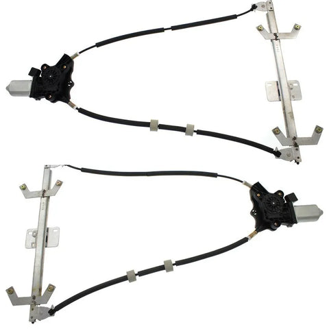 Power Window Regulator For 2002-2008 Mercedes Benz G500 Set of 2 Rear With Motor CPW