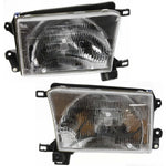 Front Composite Headlamps Headlights Lights Lamps Pair Set for 96-98 4Runner CPW