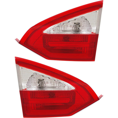 Tail Light For 2014-2017 Ford Fiesta Set of 2 Driver and Passenger Side Inner CPW