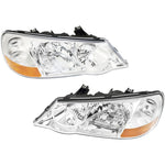 Headlight Set For 2002-2003 Acura TL Type-S Model Left and Right HID 2Pc CPW
